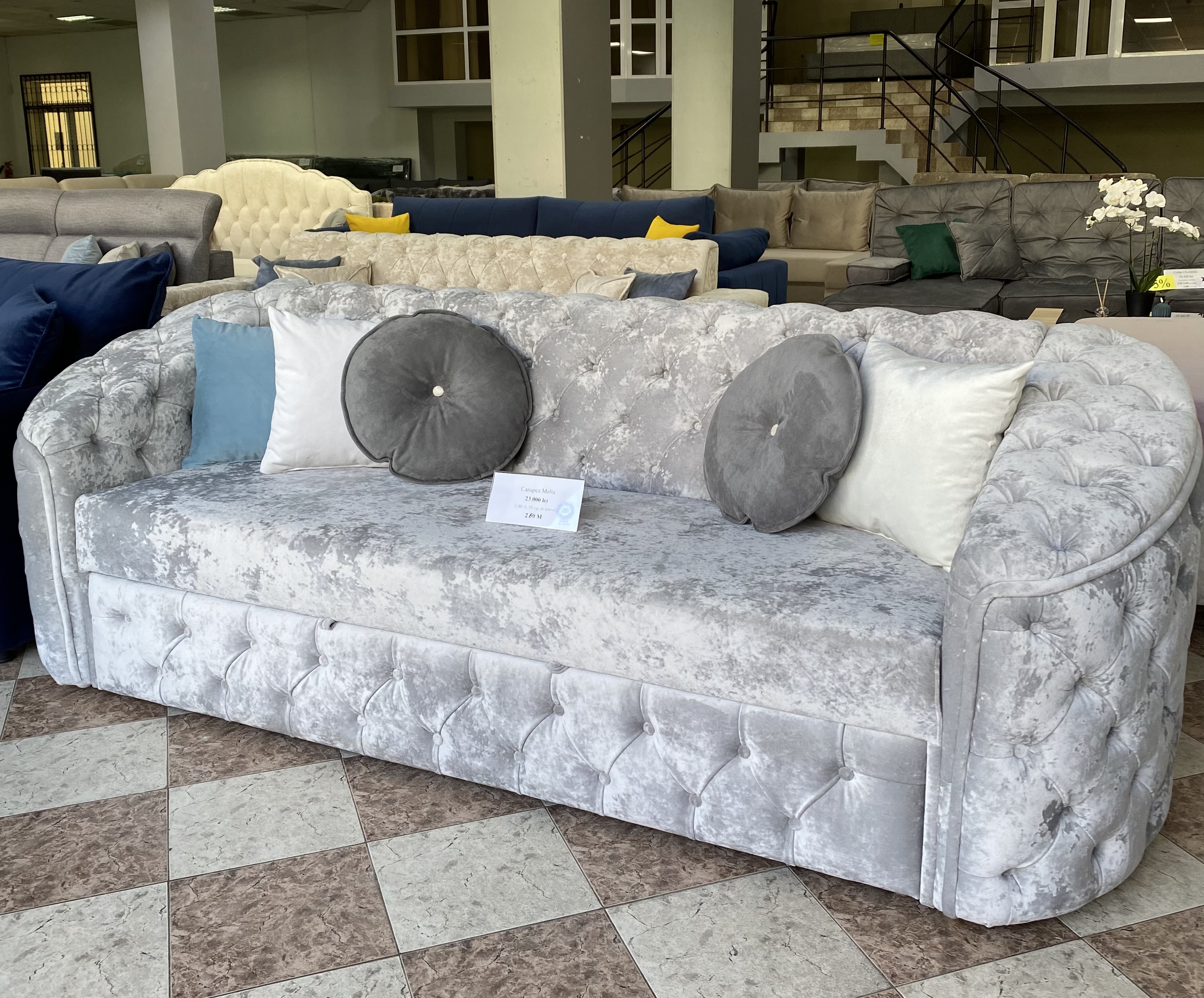 Canapea Melia Lux 2.6 m dormi.md