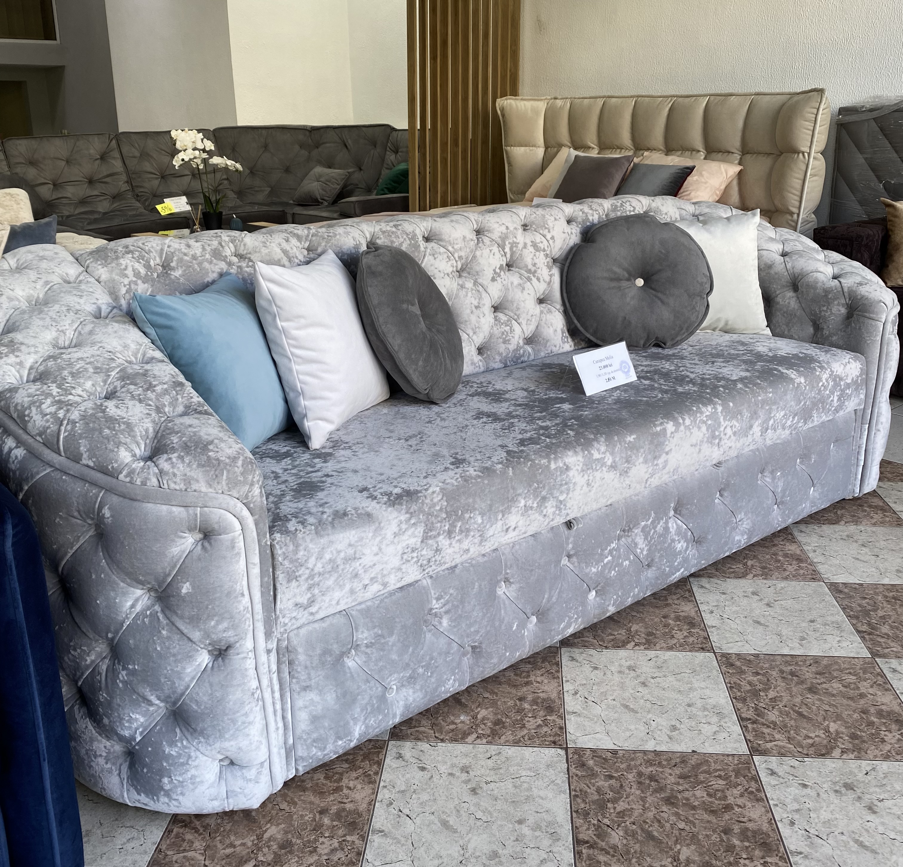 Canapea Melia Lux 2.6 m dormi.md